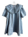 Annable by Mable Size Medium Light Denim Rayon Blend A-line Short Sleeve Dress Light Denim / Medium