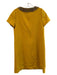 Kate Spade Size 4 Sunflower Yellow Polyester Blend Back Zip Short Sleeve Dress Sunflower Yellow / 4