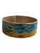 Van Gogh Museum Blue & Gold Metal Wide Birds Bangle Gold Plate Bracelet Blue & Gold