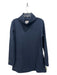 Dudley Stephens Size XL Navy Blue Polyester Fleece High Neck Pockets Sweater Navy Blue / XL