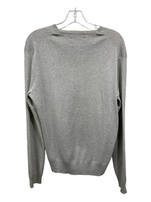 Polo Ralph Lauren Size M Light Gray Pima Cotton Crew Neck Long Sleeve Sweater Light Gray / M