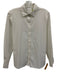 Lysse Size XS Cream White Nylon Blend Long Sleeve Button Down Top Cream White / XS