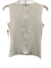 Akris Punto Size 4 Ivory White Viscose Blend Cut Out Shoulder Sleeveless Top Ivory White / 4