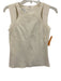 Akris Punto Size 4 Ivory White Viscose Blend Cut Out Shoulder Sleeveless Top Ivory White / 4
