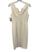 Carlisle Collection Size 0 Cream Polyester Blend Princess Seams Sheath Dress Cream / 0