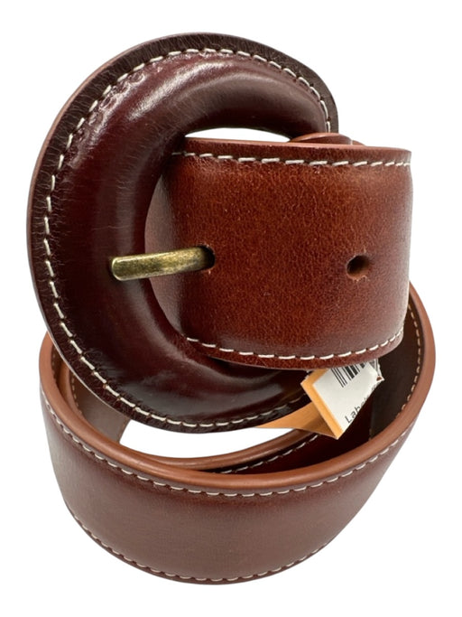 Sedona Cognac Brown Leather Leather Buckle Belts Cognac Brown / XS