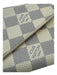 Louis Vuitton Cream & Blue Coated Canvas Damier Azur Envelope Tri-Fold Wallets Cream & Blue