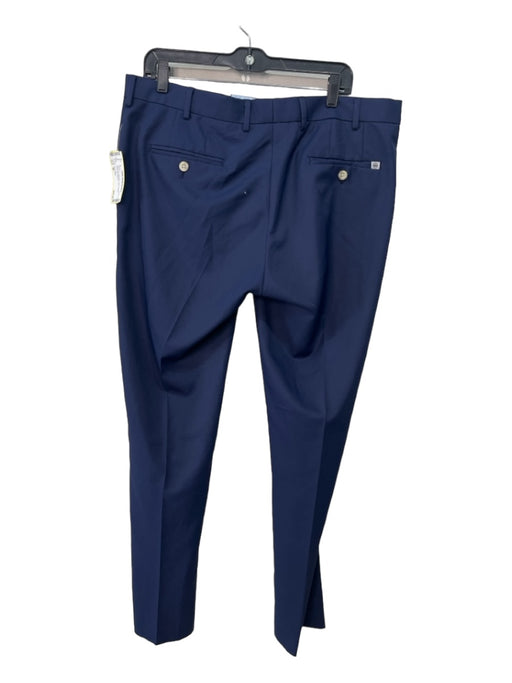 Peter Millar Size 36 Navy Synthetic Solid Khakis Men's Pants 36