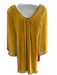 Matta Size M Mustard Cotton Blend Lobster solid color Scoop Neck Top Mustard / M