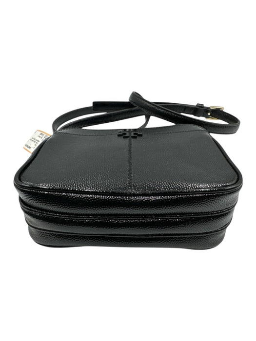 Tory Burch Black Leather Crossbody Adjustable Strap Bag Black / Small