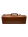 Sophie Hulme Brown Leather Crossbody Gold detail Handle Dust Bag Incl. Bag Brown / Small