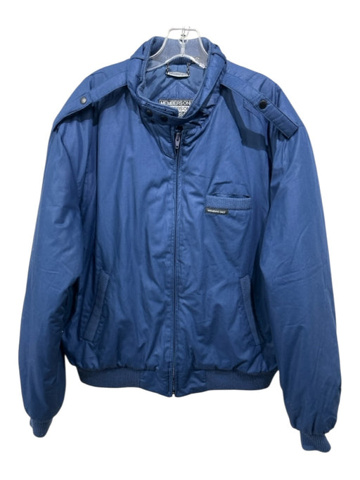 Members Only Size 44 Blue Polyester Zipper Men's Jacket Blue / 44
