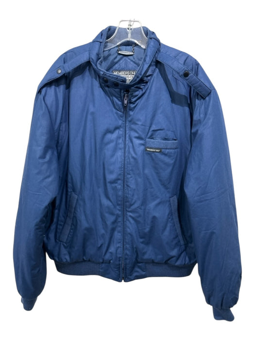 Members Only Size 44 Blue Polyester Zipper Men's Jacket Blue / 44
