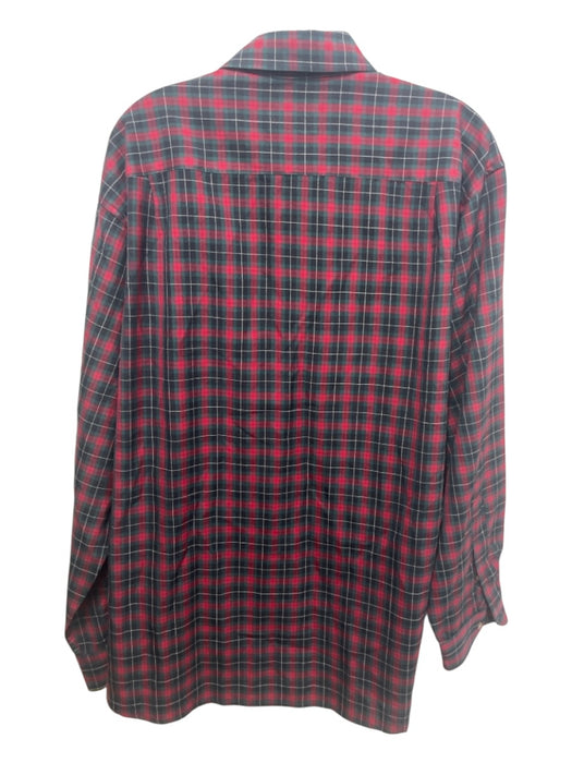 Pendleton Size L Red, Green, Multi Wool Plaid Button Down Long Sleeve Shirt Red, Green, Multi / L