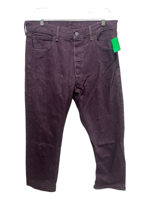 Levis Size 36 Purple Cotton Denim Button Fly Jean Men's Pants Purple / 36