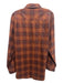 Pendleton Size L Orange & Multi Wool Plaid Button Down Men's Long Sleeve Shirt Orange & Multi / L