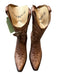 Ariat Shoe Size 9.5 Brown Leather Stitching Cowboy Boots Brown / 9.5