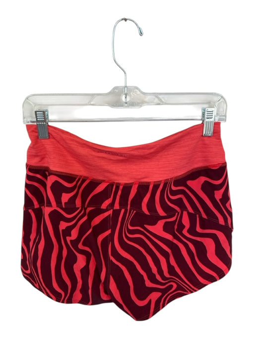 Outdoor Voices Size M orange & maroon Recycled Polyester Blend Waist Band Shorts orange & maroon / M