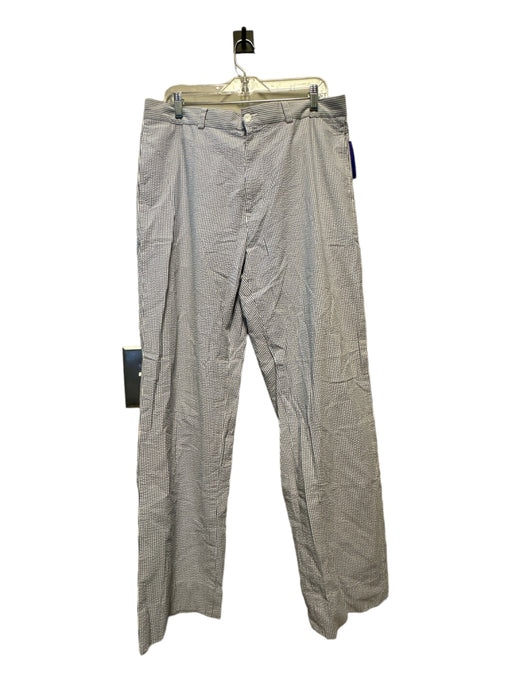 Brooks Brothers Size 36X34 Blue & White Cotton Striped Men's Pants 36X34