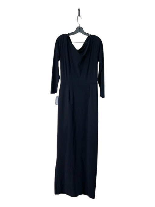 La Petite Robe Chiara Boni Size 52 Black Missing Fabric Asymmetric Gown Black / 52