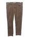 Onward Reserve Size 33 Dark Tan Cotton Blend Solid Slim Khakis Men's Pants Dark Tan / 33
