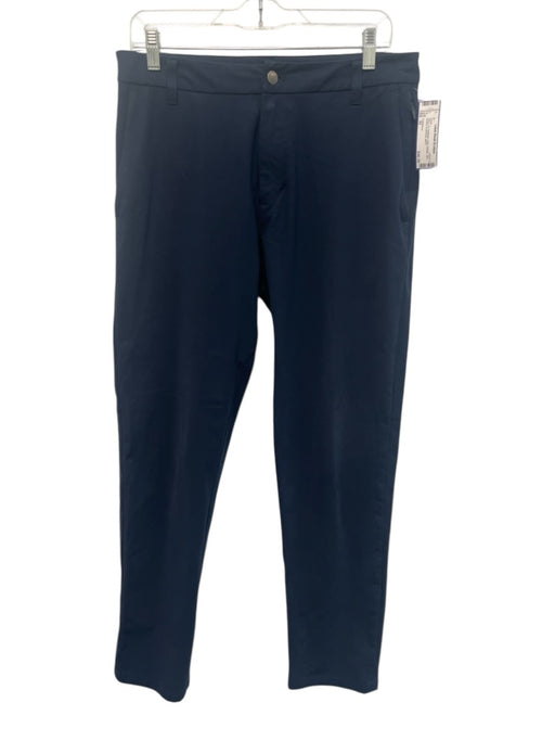 Lululemon Size 32 Navy Synthetic Solid Slim Khakis Men's Pants Navy / 32