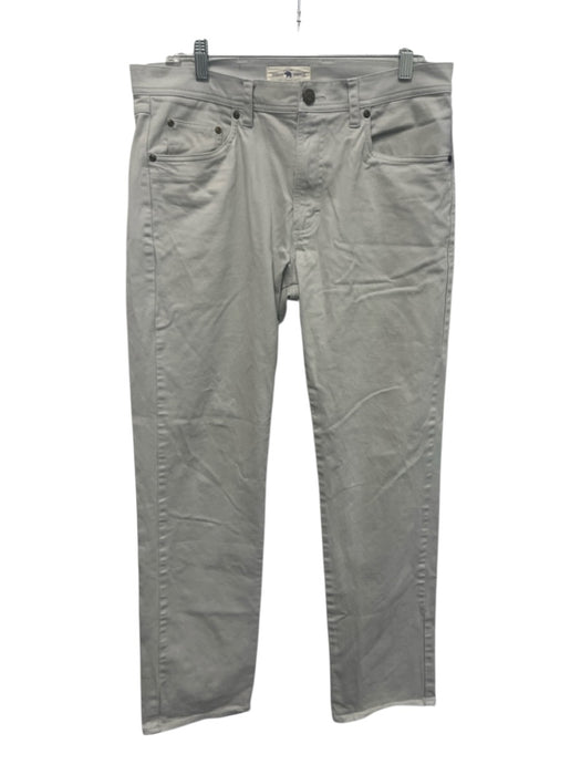 Onward Reserve Size 33 Beige Cotton Blend Solid Slim Khakis Men's Pants Beige / 33