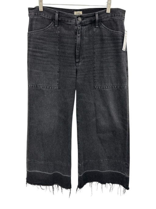 Citizens of Humanity Size 32 Black Wash Cotton Denim Zip Fly High Rise Jeans Black Wash / 32