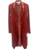 skies are blue Size L Red Polyester Blend Velvet Lapel Duster Jacket Red / L