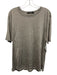 Dolce & Gabbana Size 42 Gray Cotton Heathered T shirt Crew Men's Short Sleeve Gray / 42