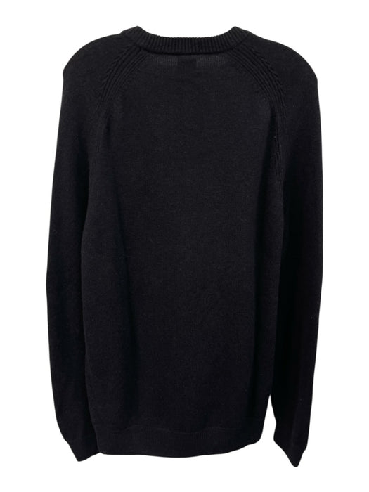 Boss Size XL Navy Blue Cashmere Solid Crew Neck Men's Sweater Navy Blue / XL