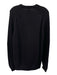 Boss Size XL Navy Blue Cashmere Solid Crew Neck Men's Sweater Navy Blue / XL