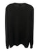 Burberry Size XL Black & White Wool Blend logo Crew Neck Men's Sweater Black & White / XL