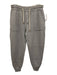 Gran Sasso Size 52 Gray Wool Ribbed Jogger Athleisure Men's Pants Gray / 52