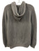 Gran Sasso Size 52 Gray Wool Ribbed Hoodie Zip Up Men's Jacket Gray / 52