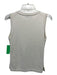 St. John Size S Cream Viscose Rib Knit Sleeveless Scoop Neck Tank Top Cream / S