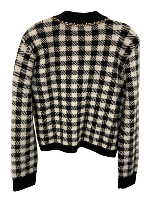 Generation Love Size M Black & White Acrylic Blend Gold hardware Knit Sweater Black & White / M
