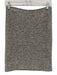 St. John Size 4 Gray & White Wool & Rayon Long Sleeve Knit One Button Skirt Set Gray & White / 4