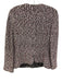 St. John Size 4 White, Pink, Black Wool & Rayon Long Sleeve Knit Skirt Set White, Pink, Black / 4