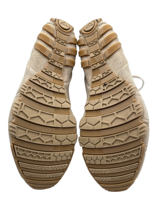 Adidas Shoe Size 8 Beige Suede Upper Round Toe Swirls Lace Up Low Top Sneakers Beige / 8