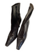 Stuart Weitzman Shoe Size 10 Black Leather Ankle Bootie Side Buckle Boots Black / 10