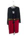 Diane Von Furstenberg Size 10 Black, Red, Gold Silk Waist Tie Long Sleeve Dress Black, Red, Gold / 10