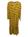 India Collection Emerson Fry Size S Yellow, Green, Multi Cotton Dress Yellow, Green, Multi / S
