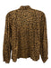 India Collection Emerson Fry Size S/M Brown & Black Cotton Long Sleeve Skirt Set Brown & Black / S/M