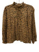 India Collection Emerson Fry Size S/M Brown & Black Cotton Long Sleeve Skirt Set Brown & Black / S/M