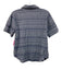 Never a Wallflower Size Small Blue Cotton Blend Short Puff Sleeve Polo Skirt Set Blue / Small