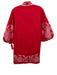 Hyacinth House Size Small Red & White Cotton Long puff sleeve Cross Stitch Dress Red & White / Small