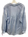 Hunter Bell Size Small Light Blue Polyester Blend Long Sleeve Patch Pocket Top Light Blue / Small