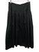 Hunter Bell Size 6 Black Cotton High Rise Pleated Balloon Midi Skirt Black / 6