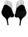 Stuart Weitzman Shoe Size 7.5 Black Leather Suede Pointed Toe Low Heel Pumps Black / 7.5